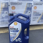 3 PACK Shell Rotella T6 Full Synthetic 5W-40 Diesel Engine Oil, 1 Gallon