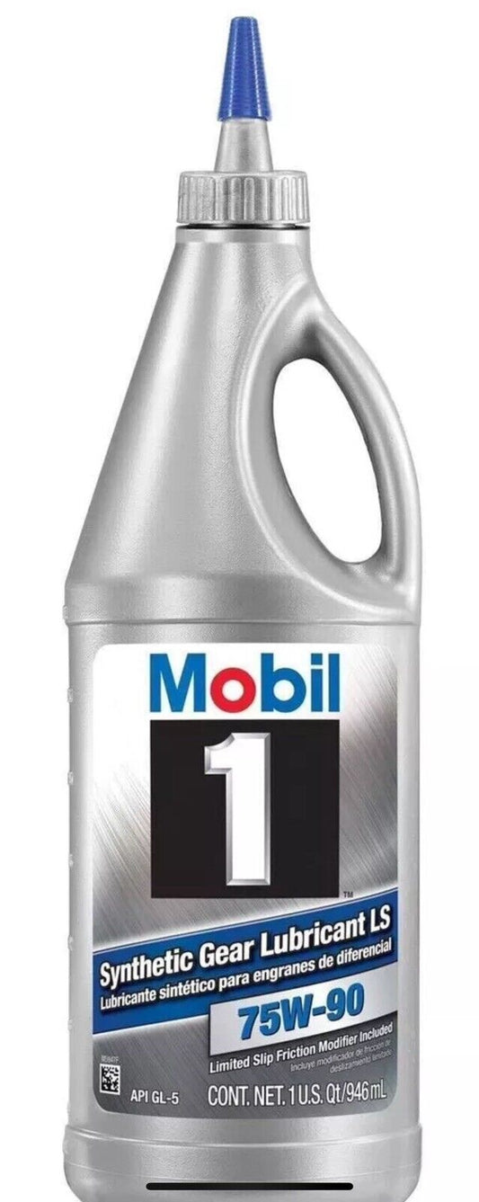 Mobil 1 Synthetic Gear Lube LS 75W-90, 1 quart bottle