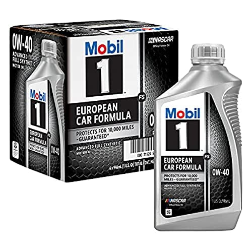 Mobil 1 FS European Car Formula 0W-40 full synthetic motor oil, case of 6