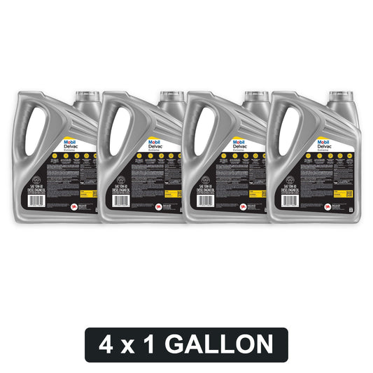 Mobil Delvac Extreme 10W-30 Full Synthetic Diesel Engine Oil - 1 Gallon, Case of 4 (122454)