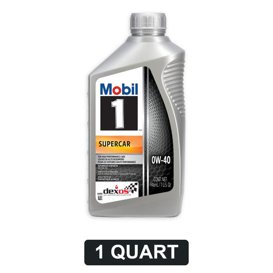 Mobil 1 Supercar 0W-40 Full Synthetic Motor Oil - 1 Quart