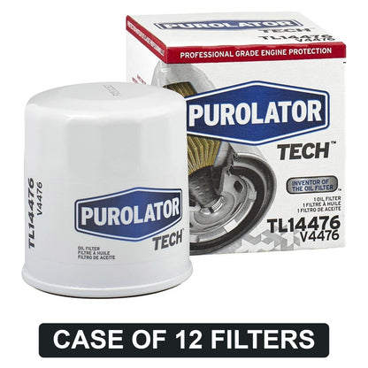 PurolatorTECH TL14476 Oil Filter - Toyota Corolla, Camry, RAV4 - Case of 12