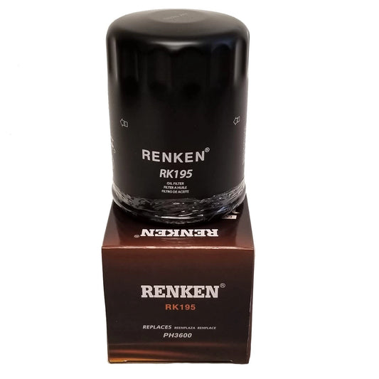 RENKEN RK195 Premium Spin-On Oil Filter - Case of 12