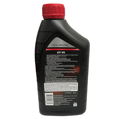 Toyota Genuine ATF WS Automatic Transmission Fluid - 1 Quart, Case of 6, view 2