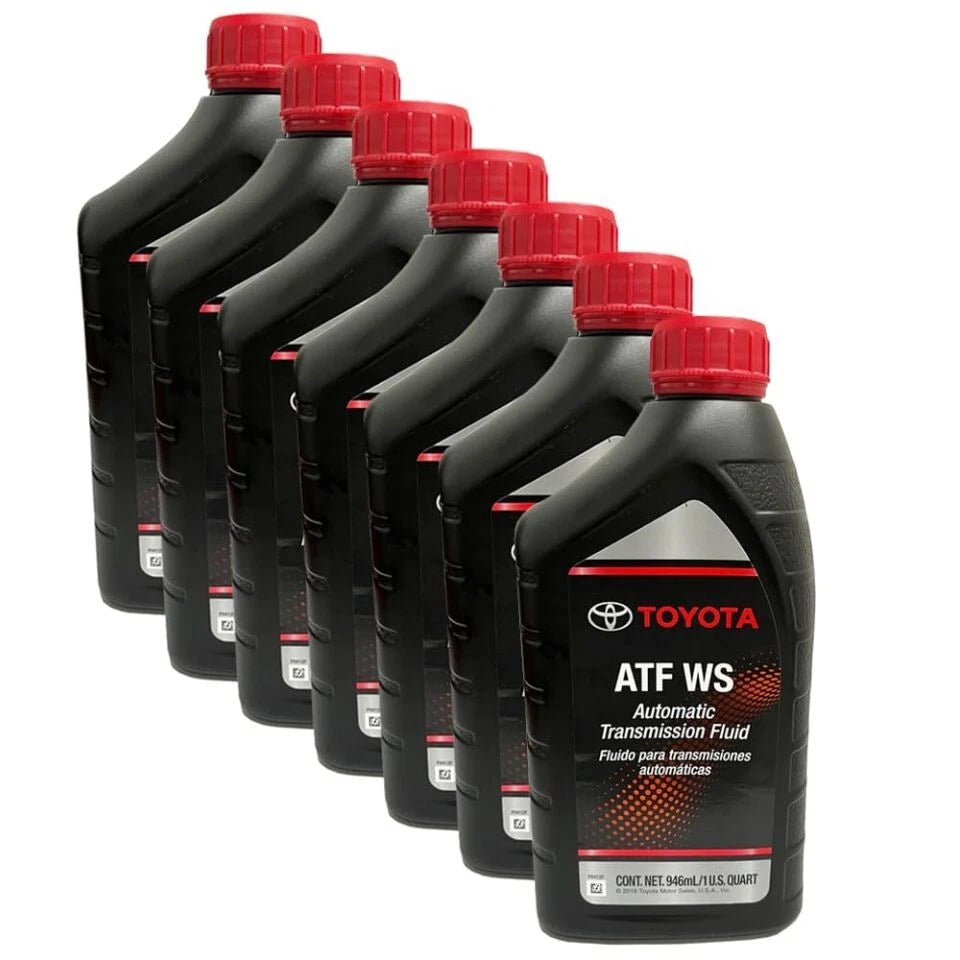 Toyota Genuine ATF WS Automatic Transmission Fluid - 1 Quart, Case of 6