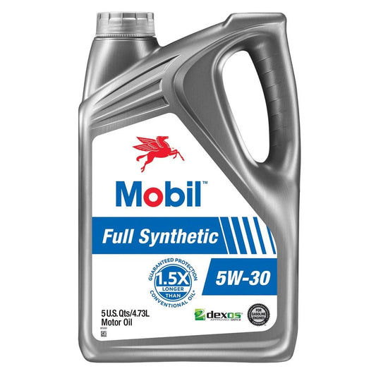 Mobil 1 5W-30 Full Synthetic Motor Oil - 5 Quart Jug, 3-Pack (120764)