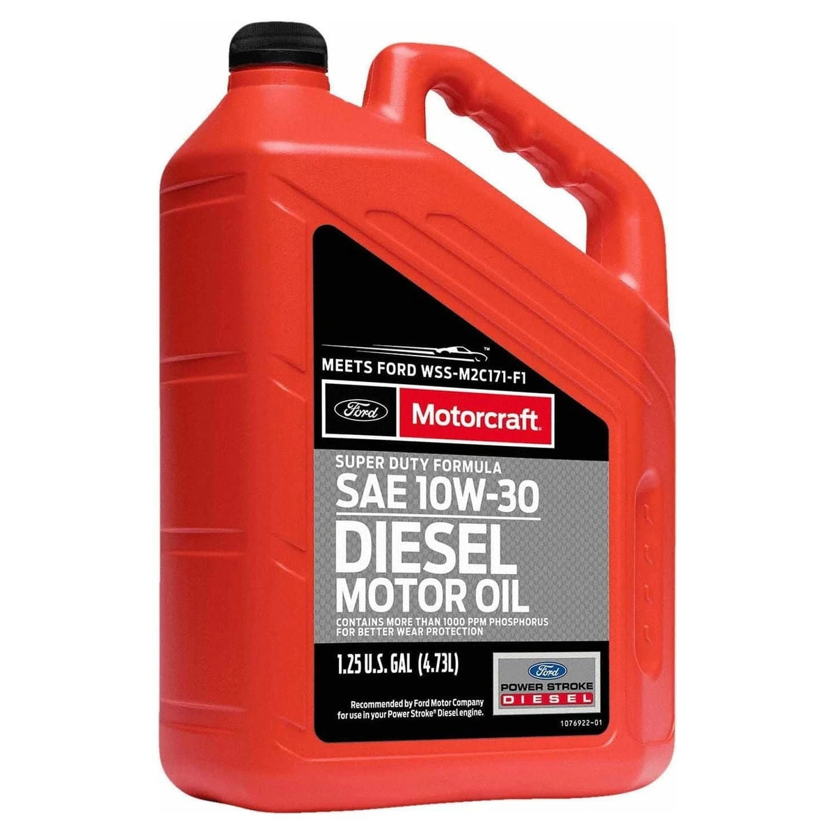 Motorcraft Super Duty Diesel Motor Oil 10W-30 - 5 Quart Jug, 3-Pack (XO-10W30-5Q3SD)