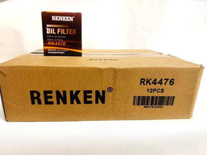 RENKEN RK4476 oil filter for Toyota Corolla, Camry, RAV4 - case of 12, view 3