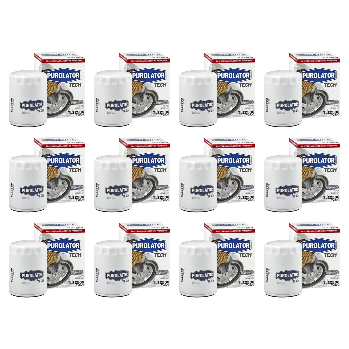 12 PurolatorTECH TL22500 oil filters - full case