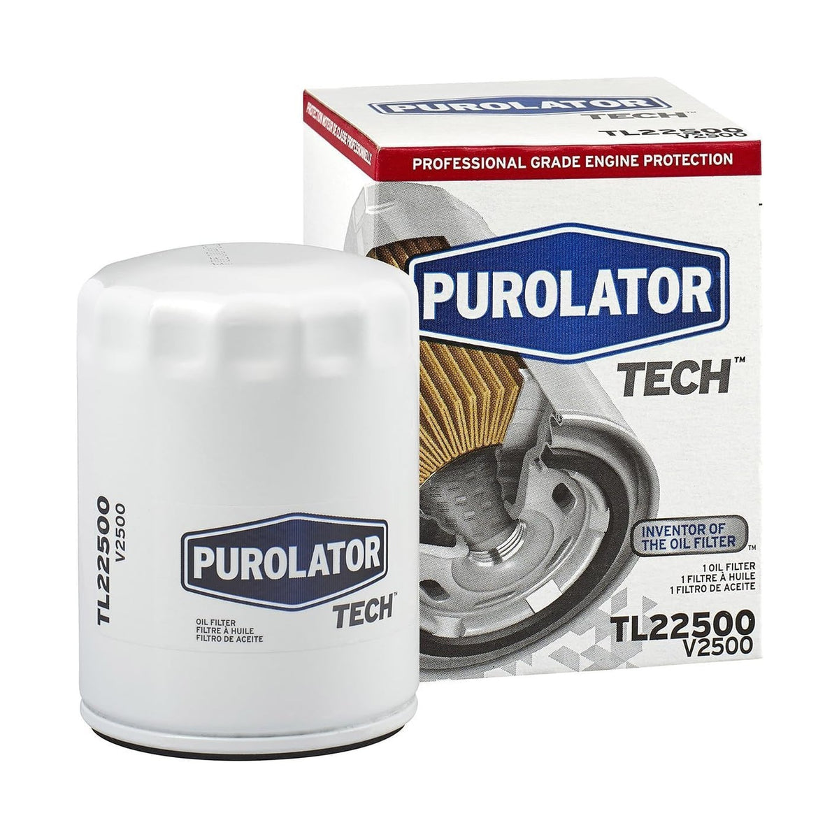 PurolatorTECH TL22500 spin-on oil filter, M22x1.5 thread