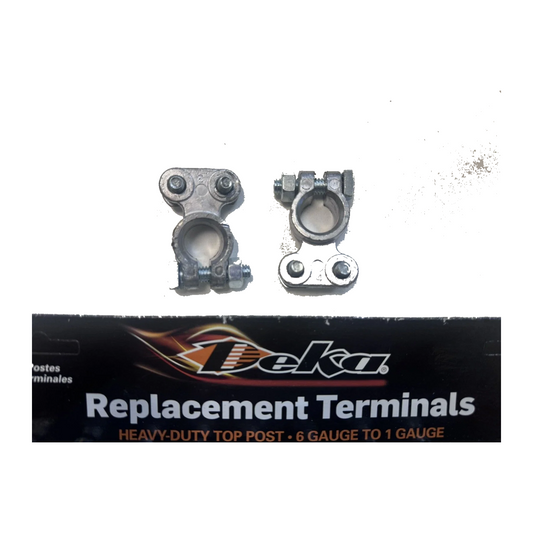 DEKA heavy-duty top post battery terminal cable end 00369, 2 pieces