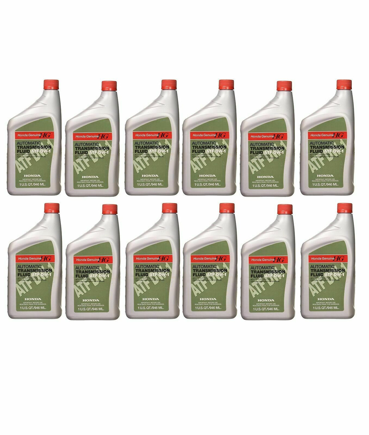 12 Quarts Genuine for Honda/Acura Automatic Transmission oil Fluid ATF DW1