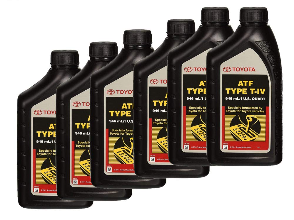 Toyota Genuine ATF Type T-IV transmission fluid, 6-pack, view 4