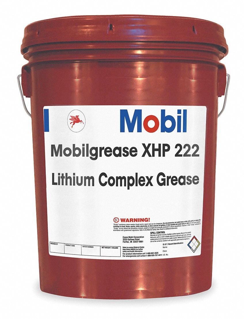 Mobilgrease XHP 222 multipurpose grease, 5 gallon pail