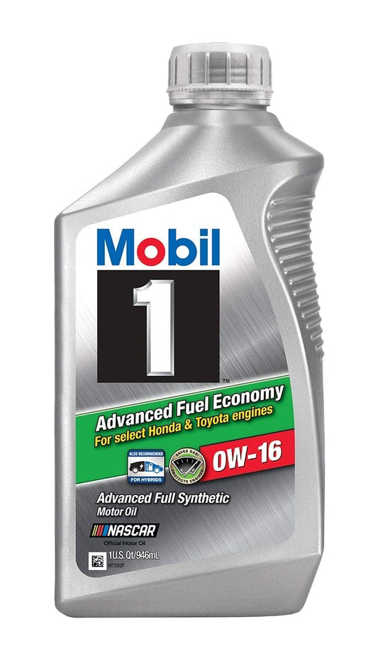 Mobil 1 0W-16 full synthetic motor oil, 1 quart bottle