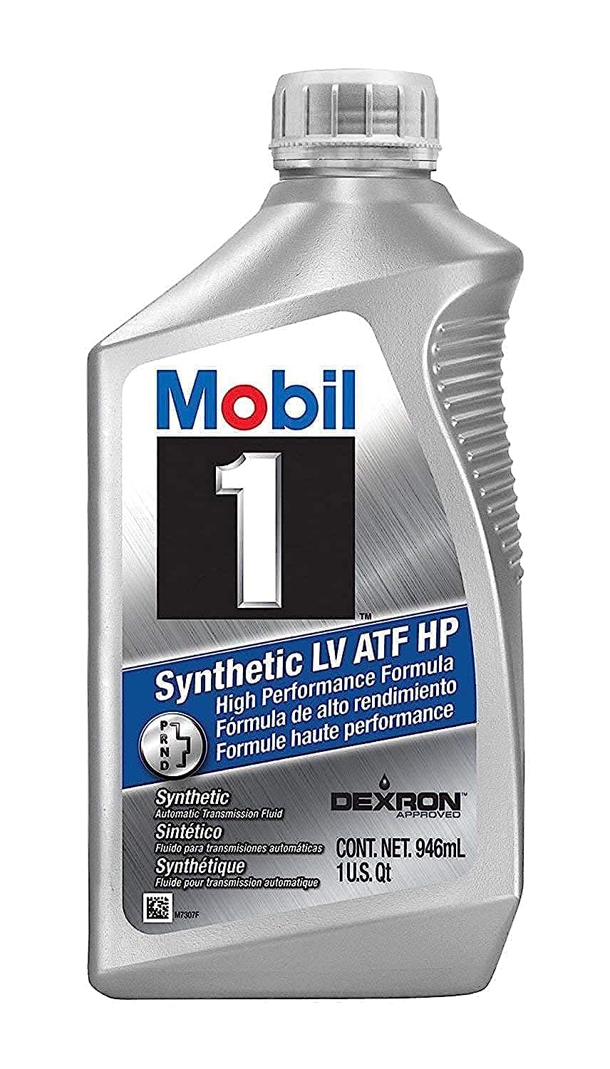 Mobil 1 Synthetic LV ATF HP automatic transmission fluid, 1 quart bottle