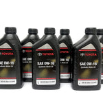 Toyota Genuine SAE 0W-16 Synthetic Motor Oil Pack of 6 (6 x 1 U.S QUART)